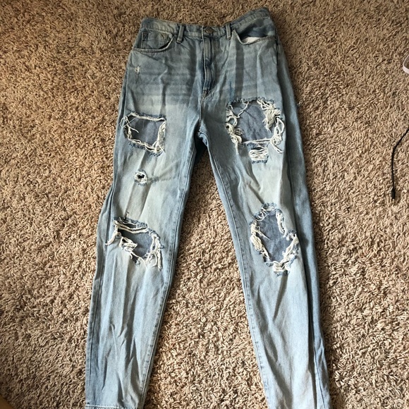 bdg ripped mom jeans